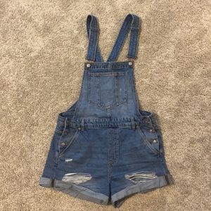 Denim overalls
